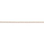 Carica l&#39;immagine nel visualizzatore di Gallery, 14K Rose Gold 0.7mm Rope Bracelet Anklet Choker Necklace Pendant Chain
