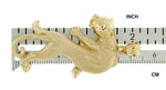 이미지를 갤러리 뷰어에 로드 , 14K Yellow Gold Panther Large Pendant Charm
