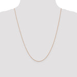 Charger l&#39;image dans la galerie, 14K Rose Gold 0.8mm Diamond Cut Cable Bracelet Anklet Choker Necklace Pendant Chain
