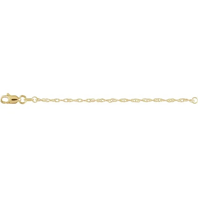 18k 14k Yellow Rose White Gold Sterling Silver Box Cable Curb Heart Rope Wheat Chain Extender 3 inches