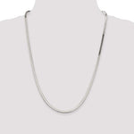 Lataa kuva Galleria-katseluun, Sterling Silver 3.25mm Herringbone Bracelet Anklet Choker Necklace Pendant Chain
