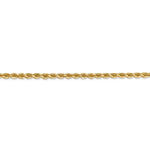 Φόρτωση εικόνας στο εργαλείο προβολής Συλλογής, 14k Yellow Gold 2.75mm Diamond Cut Rope Bracelet Anklet Choker Necklace Pendant Chain

