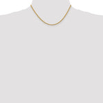 Lade das Bild in den Galerie-Viewer, 14k Yellow Gold 2.75mm Diamond Cut Rope Bracelet Anklet Choker Necklace Pendant Chain
