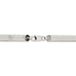 Lataa kuva Galleria-katseluun, Sterling Silver 8mm Herringbone Bracelet Anklet Choker Necklace Pendant Chain
