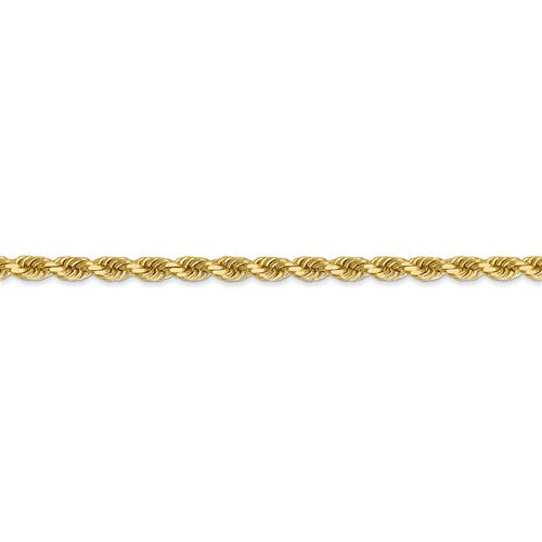 14k Yellow Gold 3.5mm Diamond Cut Rope Bracelet Anklet Choker Necklace Pendant Chain