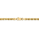 画像をギャラリービューアに読み込む, 14k Yellow Gold 3.5mm Diamond Cut Rope Bracelet Anklet Choker Necklace Pendant Chain
