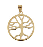 Load image into Gallery viewer, 14k Yellow Gold Tree of Life Pendant Charm
