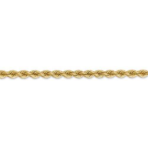 14k Yellow Gold 4mm Rope Bracelet Anklet Choker Necklace Pendant Chain