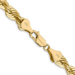 Carica l&#39;immagine nel visualizzatore di Gallery, 14k Yellow Gold 6mm Rope Bracelet Anklet Choker Necklace Pendant Chain
