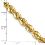 画像をギャラリービューアに読み込む, 14k Yellow Gold 6mm Rope Bracelet Anklet Choker Necklace Pendant Chain
