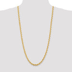 Lataa kuva Galleria-katseluun, 14k Yellow Gold 6mm Rope Bracelet Anklet Choker Necklace Pendant Chain
