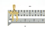 Cargar imagen en el visor de la galería, 14k Yellow Gold Chai Jewish Small Pendant Charm
