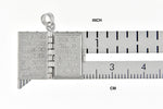Kép betöltése a galériamegjelenítőbe: 14K White Gold Holy Bible Book Lord&#39;s Prayer 3D Pendant Charm
