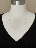 Cargar imagen en el visor de la galería, 14k Yellow Gold 0.5mm Thin Box Bracelet Anklet Choker Necklace Pendant Chain
