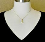 Afbeelding in Gallery-weergave laden, 14k Yellow Gold Awareness Ribbon Pendant Charm
