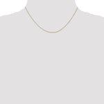 Indlæs billede til gallerivisning 14K Yellow Gold 0.5mm Thin Curb Bracelet Anklet Choker Necklace Pendant Chain
