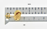 Загрузить изображение в средство просмотра галереи, 14k Yellow Gold 11mm Classic Love Knot Stud Post Earrings
