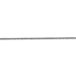 Indlæs billede til gallerivisning 14K White Gold 1.65mm Diamond Cut Cable Bracelet Ankle Choker Necklace Pendant Chain
