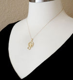 Load image into Gallery viewer, 14k Yellow Gold Scorpio Zodiac Horoscope Large Pendant Charm
