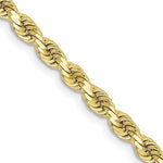 Carregar imagem no visualizador da galeria, 10k Yellow Gold 3.25mm Diamond Cut Rope Bracelet Anklet Choker Necklace Pendant Chain
