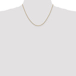 Carregar imagem no visualizador da galeria, 14k Yellow Gold 1.6mm Round Open Link Cable Bracelet Anklet Choker Necklace Pendant Chain
