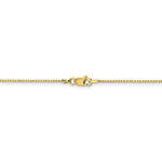 將圖片載入圖庫檢視器 10K Yellow Gold 1.1mm Box Bracelet Anklet Choker Necklace Pendant Chain
