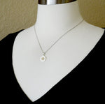 Lataa kuva Galleria-katseluun, Sterling Silver and 14k Yellow Gold Nautical Compass Medallion Small Pendant Charm
