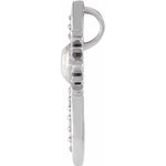 Ladda upp bild till gallerivisning, Platinum 14k Yellow Rose White Gold Genuine Opal Diamond Nativity Cross Pendant Charm Necklace
