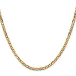 Afbeelding in Gallery-weergave laden, 10k Yellow Gold 3.2mm Anchor Bracelet Anklet Choker Necklace Pendant Chain
