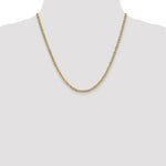 Load image into Gallery viewer, 10k Yellow Gold 3.2mm Anchor Bracelet Anklet Choker Necklace Pendant Chain
