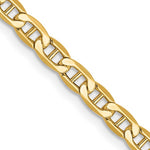 Φόρτωση εικόνας στο εργαλείο προβολής Συλλογής, 10k Yellow Gold 3.2mm Anchor Bracelet Anklet Choker Necklace Pendant Chain
