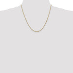 Afbeelding in Gallery-weergave laden, 10k Yellow Gold 1.5mm Box Bracelet Anklet Choker Necklace Pendant Chain Lobster Clasp
