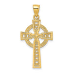 Load image into Gallery viewer, 10k Yellow Gold Iona Cross Pendant Charm
