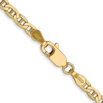 Lataa kuva Galleria-katseluun, 10k Yellow Gold 3mm Anchor Bracelet Anklet Choker Necklace Pendant Chain
