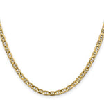Kép betöltése a galériamegjelenítőbe: 10k Yellow Gold 3.75mm Anchor Bracelet Anklet Choker Necklace Pendant Chain
