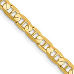 將圖片載入圖庫檢視器 10k Yellow Gold 3.75mm Anchor Bracelet Anklet Choker Necklace Pendant Chain
