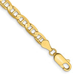 Afbeelding in Gallery-weergave laden, 10k Yellow Gold 4.5mm Anchor Bracelet Anklet Choker Necklace Pendant Chain
