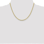 Charger l&#39;image dans la galerie, 10k Yellow Gold 2.4mm Anchor Bracelet Anklet Choker Necklace Pendant Chain
