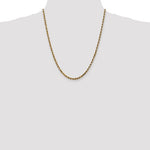 Carregar imagem no visualizador da galeria, 10k Yellow Gold 3.5mm Diamond Cut Rope Bracelet Anklet Choker Necklace Pendant Chain
