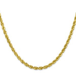 Ladda upp bild till gallerivisning, 10k Yellow Gold 4mm Diamond Cut Rope Bracelet Anklet Choker Necklace Pendant Chain
