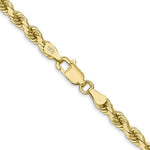 Cargar imagen en el visor de la galería, 10k Yellow Gold 4mm Diamond Cut Rope Bracelet Anklet Choker Necklace Pendant Chain
