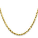 Indlæs billede til gallerivisning 10k Yellow Gold 4.25mm Diamond Cut Rope Bracelet Anklet Choker Necklace Pendant Chain

