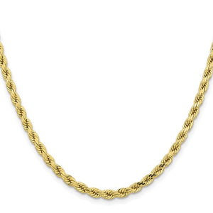 10k Yellow Gold 4.25mm Diamond Cut Rope Bracelet Anklet Choker Necklace Pendant Chain