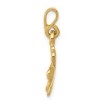 Load image into Gallery viewer, 10k Yellow Gold Four Leaf Clover Good Luck Pendant Charm
