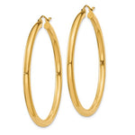 Carica l&#39;immagine nel visualizzatore di Gallery, 10K Yellow Gold 45mm x 3mm Classic Round Hoop Earrings

