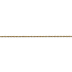Indlæs billede til gallerivisning 14k Yellow Gold 1mm Cable Bracelet Anklet Choker Necklace Pendant Chain Lobster Clasp
