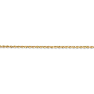 14K Yellow Gold 1.5mm Rope Bracelet Anklet Choker Necklace Pendant Chain