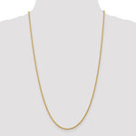 Indlæs billede til gallerivisning 14K Yellow Gold 2.25mm Rope Bracelet Anklet Choker Necklace Pendant Chain
