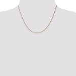 將圖片載入圖庫檢視器 14k Yellow Gold 1.15mm Diamond Cut Rope Bracelet Anklet Choker Necklace Pendant Chain
