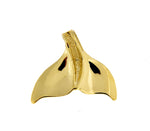 Lataa kuva Galleria-katseluun, 14k Yellow Gold Whale Tail Pendant Charm
